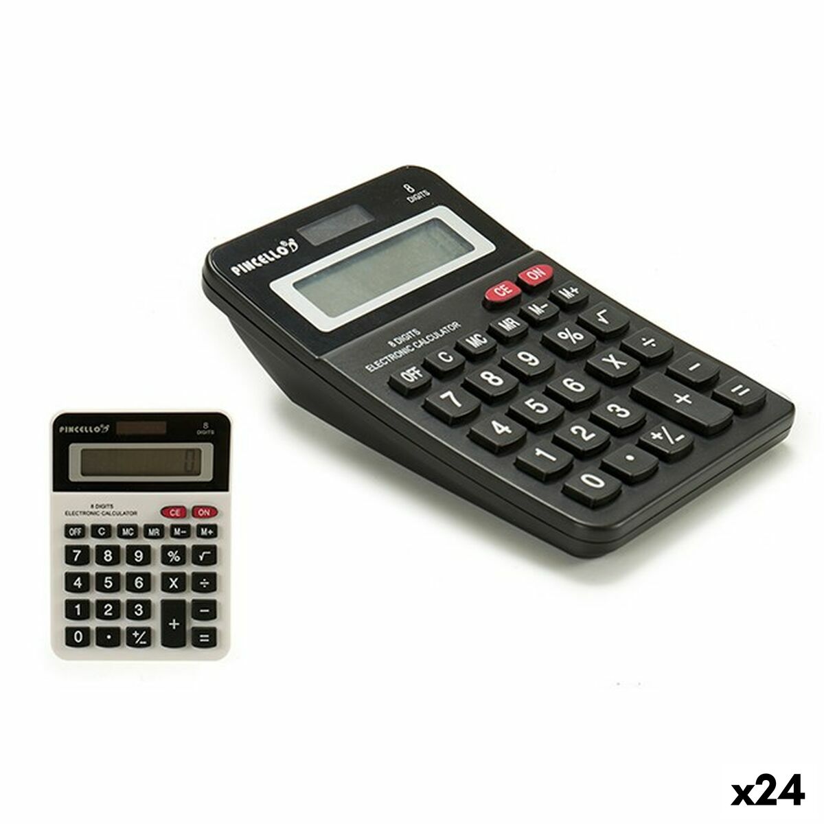 Calculator Pincello CN5691 Black Solar Medium (24 Units)