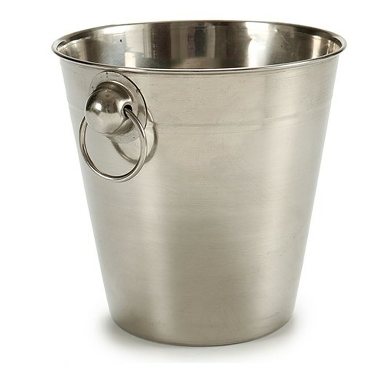 Ice Bucket Kinvara 24978 Silver Stainless steel 1 L 12 x 12 x 12 cm (24 Units)