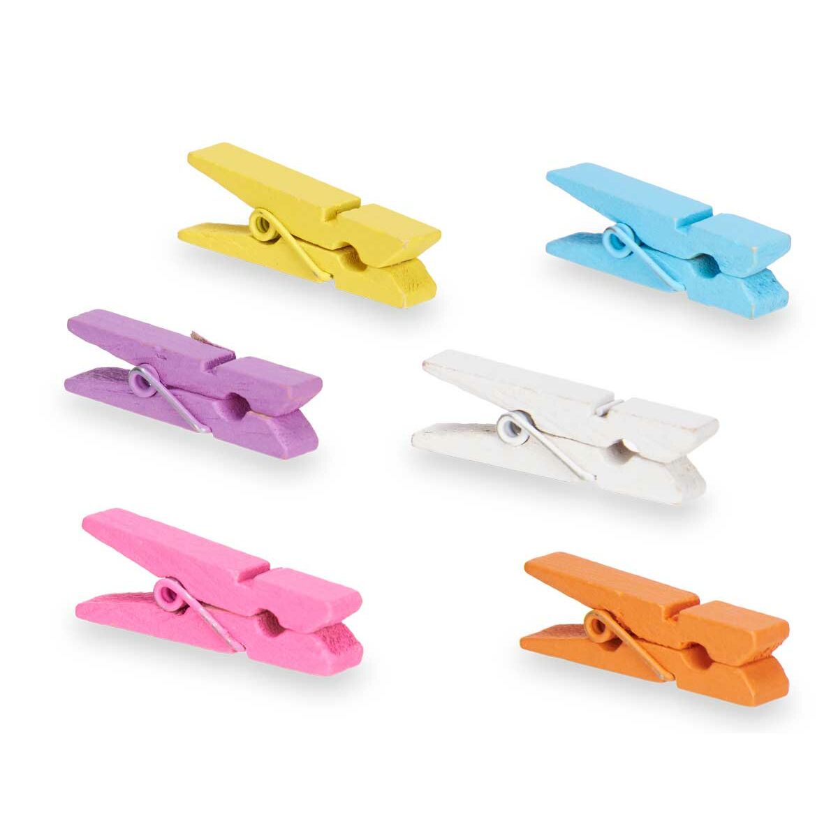 Clamps Pincello 397 Multicolour Wood Medium (24 Units)