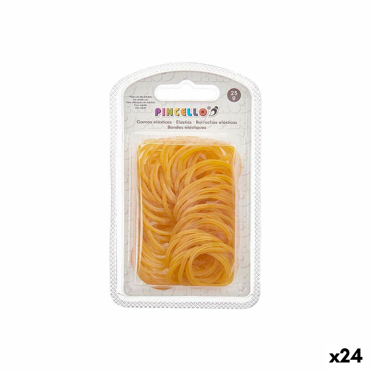 Elastic bands Pincello 403 Yellow Small (24 Units) Elastic bands Pincello 403 Yellow Small (24 Units)