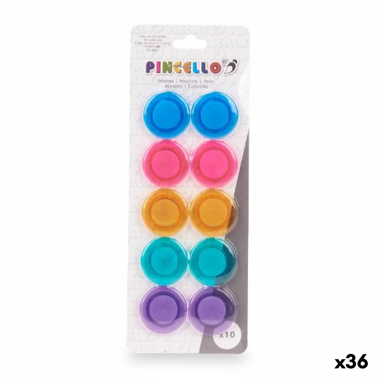 Magnets Pincello 405 Medium Multicolour (36 Units) Magnets Pincello 405 Medium Multicolour (36 Units)