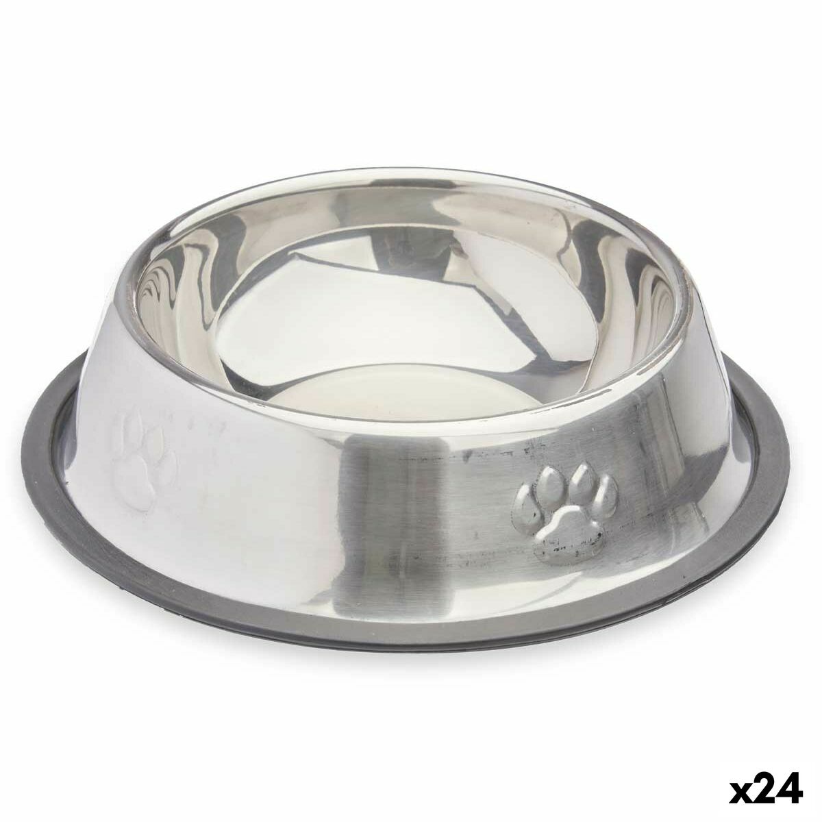 Dog Feeder Mascow 311 Grey Silver Rubber Metal 35 x 0,03 x 25 cm (24 Units) Dog Feeder Mascow 311 Grey Silver Rubber Metal 35 x 0,03 x 25 cm (24 Units)