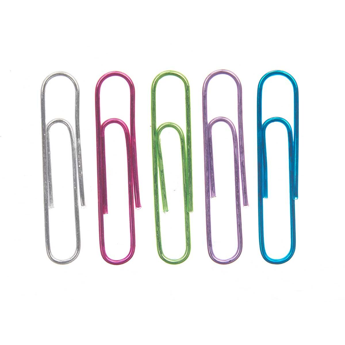 Clips Pincello 386 Multicolour Metal Large (24 Units)