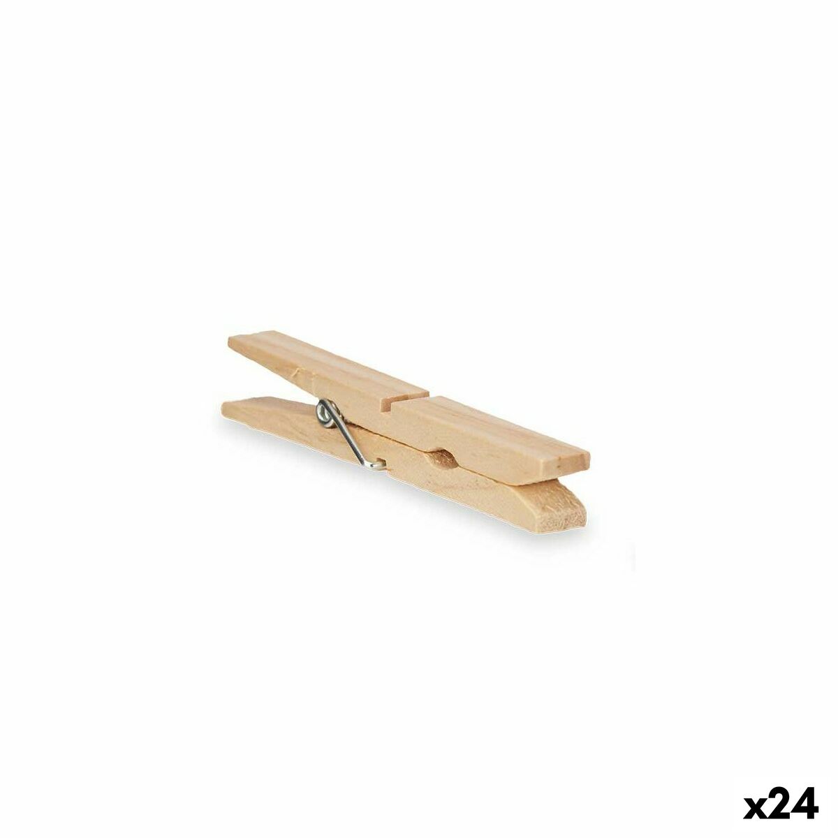 Clothes Pegs Wood 24 Pieces Set (24 Units) Clothes Pegs Wood 24 Pieces Set (24 Units)