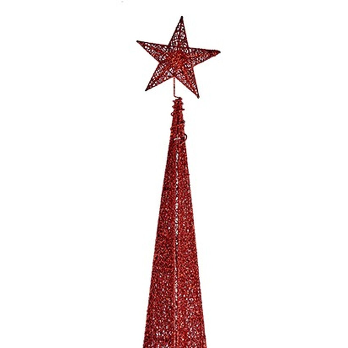 Christmas Tree Krist+ 00155 Red Metal Plastic Tower 42 x 218 x 42 cm (3 Units)