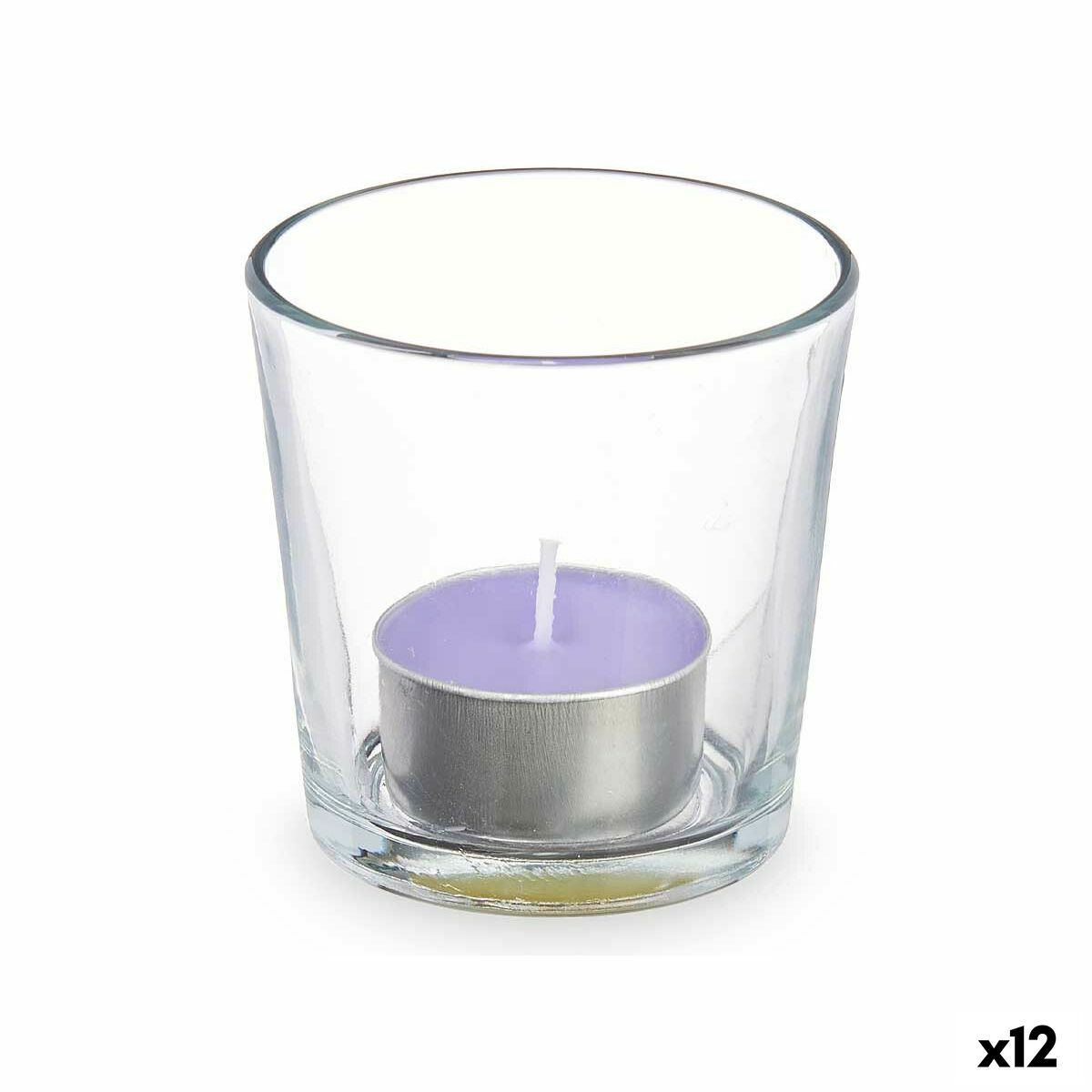 Scented Candle Acorde 1-B-AR Lavendar Glass (12 Units) Scented Candle Acorde 1-B-AR Lavendar Glass (12 Units)
