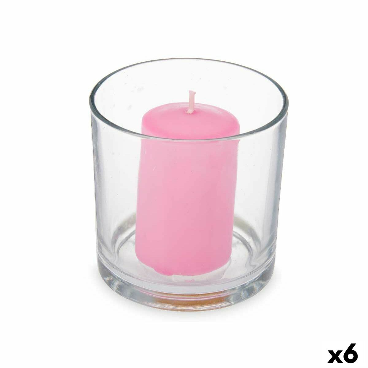 Scented Candle Acorde 2-D-AR Orchid Glass (6 Units) Scented Candle Acorde 2-D-AR Orchid Glass (6 Units)