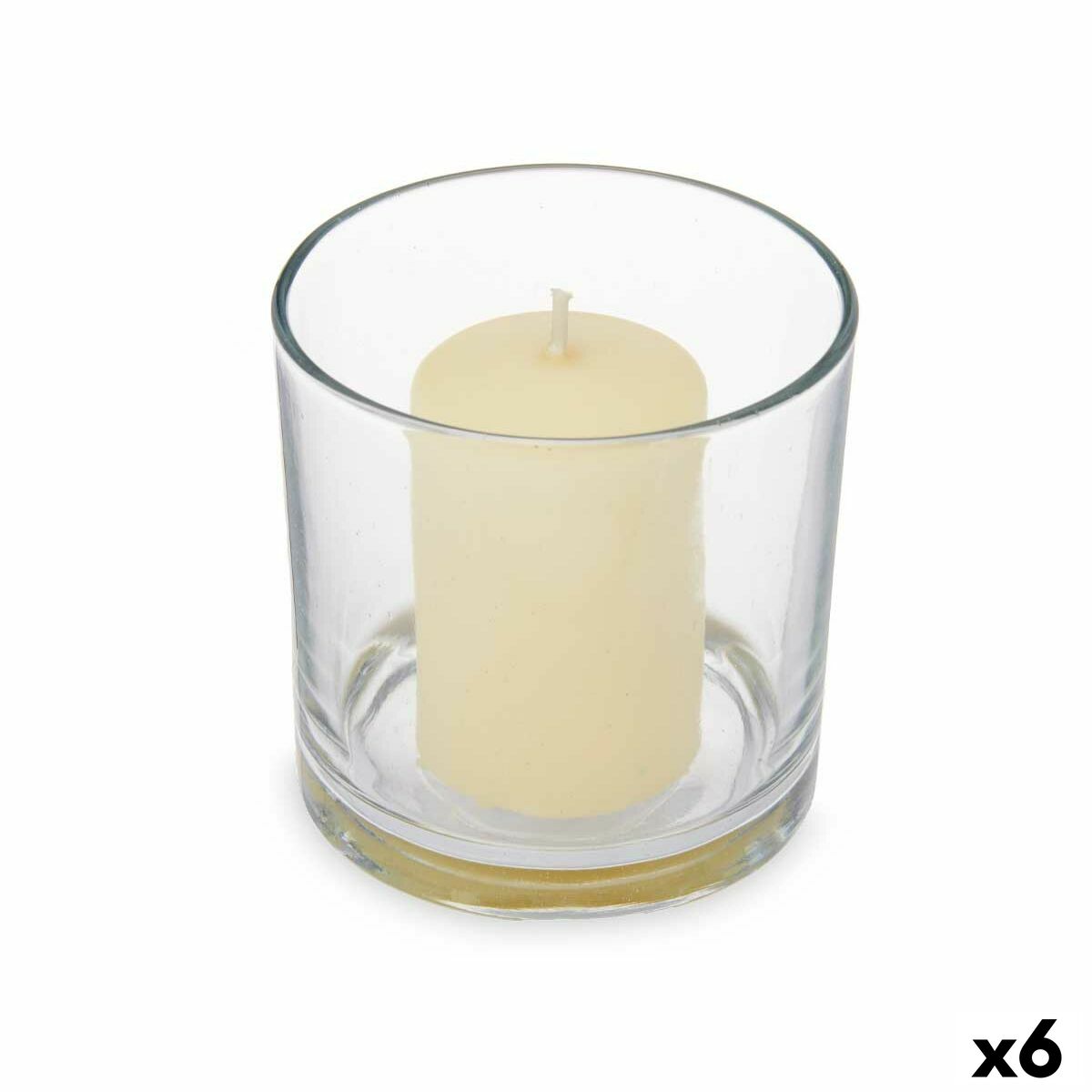 Scented Candle Acorde 2-C-AR Vanilla Glass (6 Units) Scented Candle Acorde 2-C-AR Vanilla Glass (6 Units)