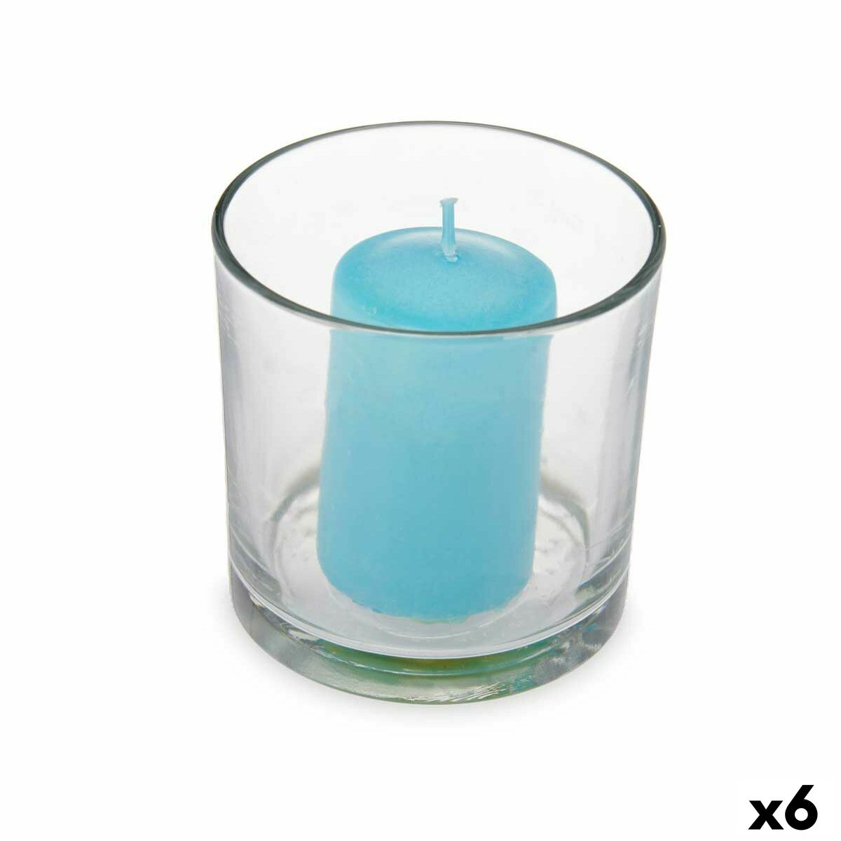 Scented Candle Acorde 2-E-AR Ocean Glass (6 Units) Scented Candle Acorde 2-E-AR Ocean Glass (6 Units)