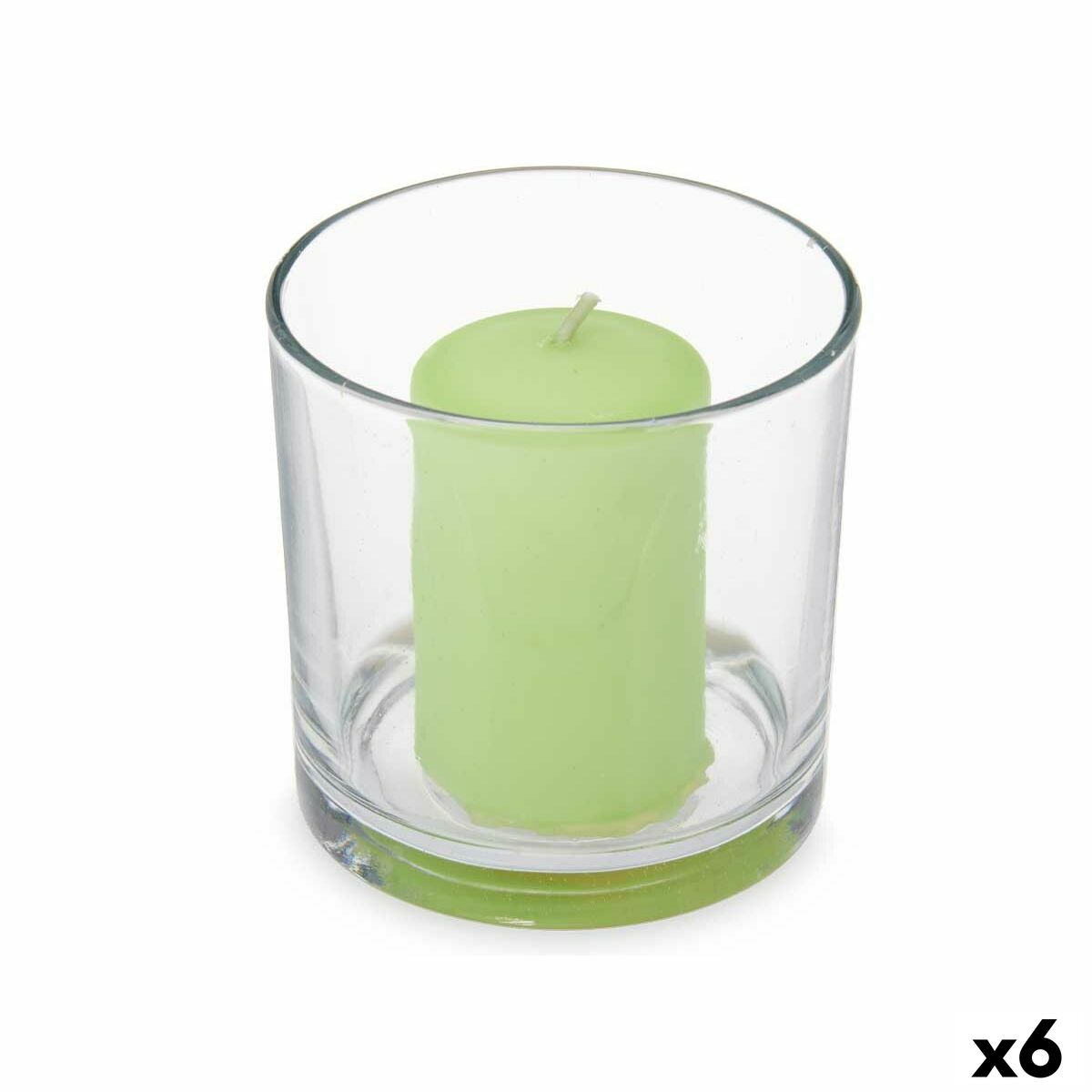 Scented Candle Acorde 2-H-AR Jasmine Glass (6 Units) Scented Candle Acorde 2-H-AR Jasmine Glass (6 Units)