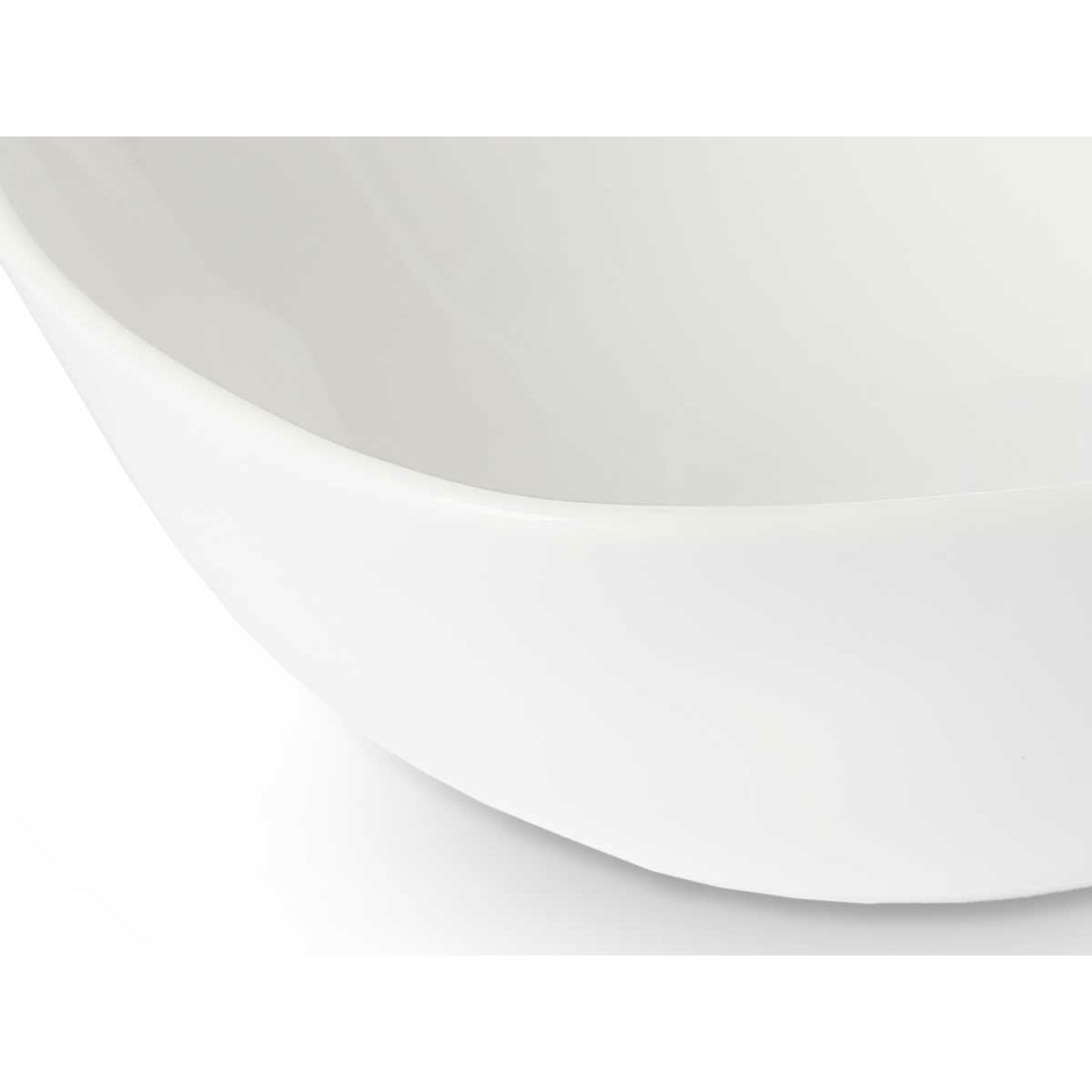 Snack Bowl Vivalto LFW-50 White Opaline glass Squared 11 x 4 x 11 cm (48 Units)