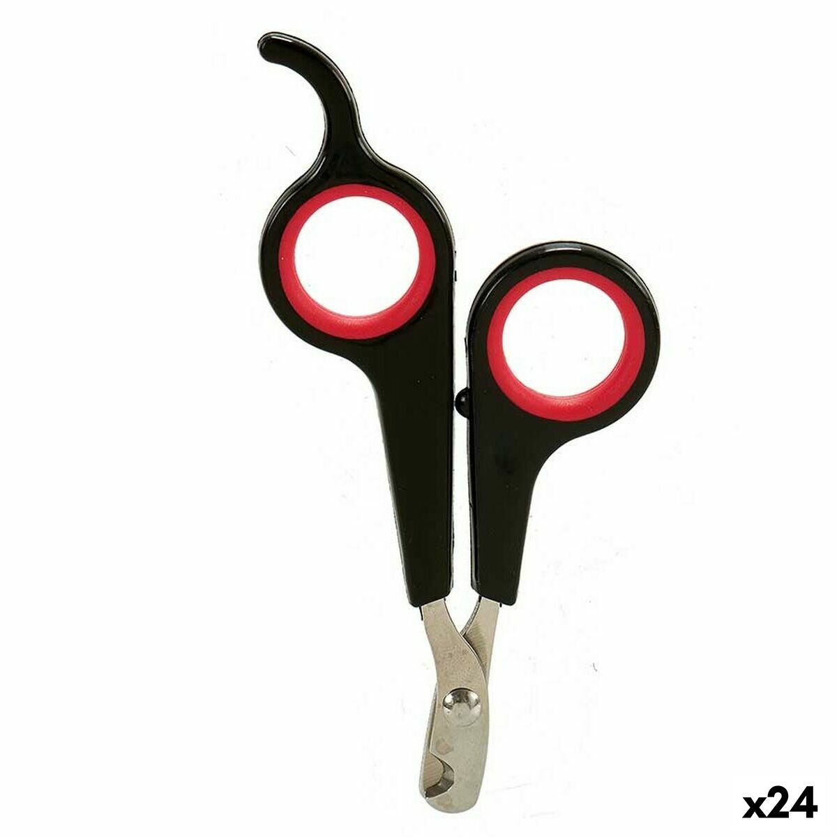 Nail clipper Black Red 6 x 0,5 x 11,5 cm Pets (24 Units) Nail clipper Black Red 6 x 0,5 x 11,5 cm Pets (24 Units)
