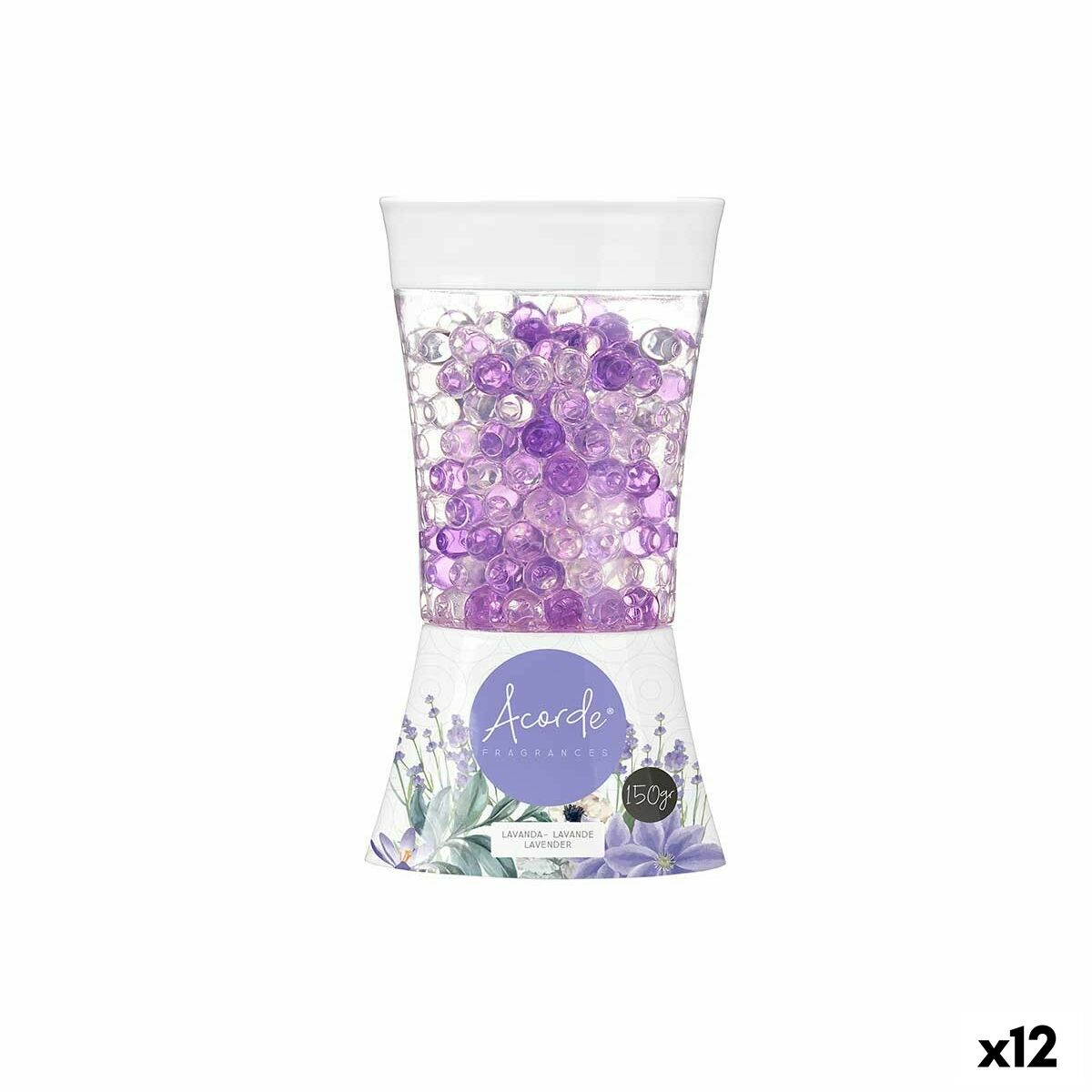 Air Freshener Acorde C-612 Lavendar 150 g Gel (12 Units) Air Freshener Acorde C-612 Lavendar 150 g Gel (12 Units)