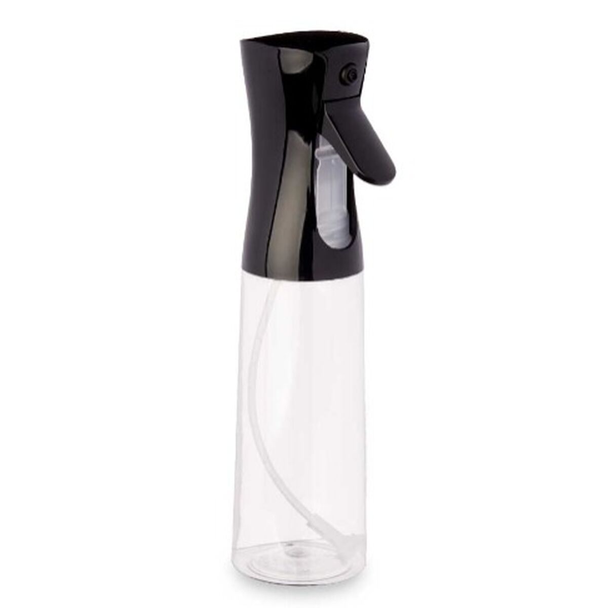 Oil or Vinegar Spray Bottle Kinvara 23HD062106 Black Transparent Polyethylene polypropylene polystyrene PET 300 ml 8 x 24 x 6 cm