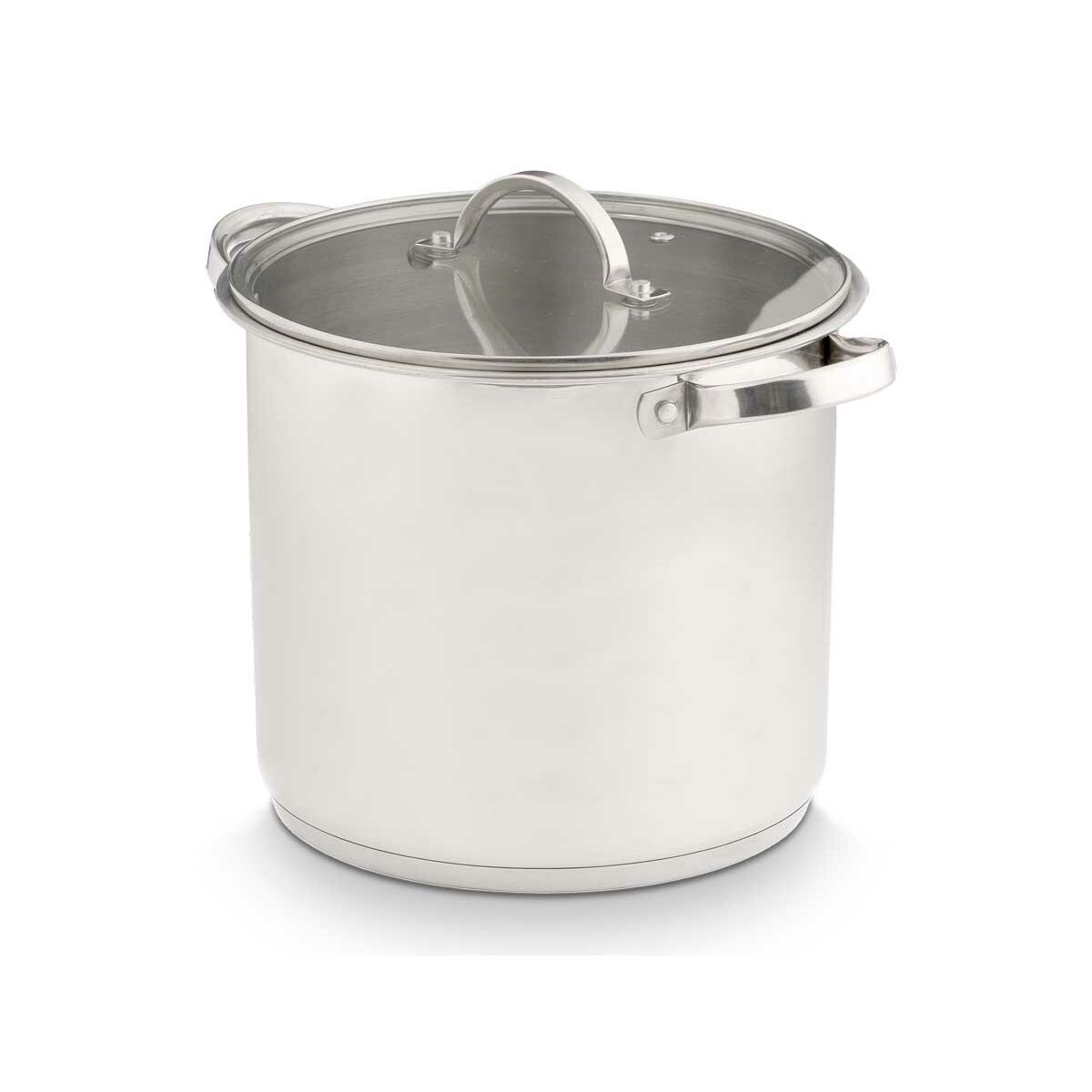 Casserole with glass lid Kinvara 17396 Silver 31 x 25 x 24 cm Induction (4 Units)
