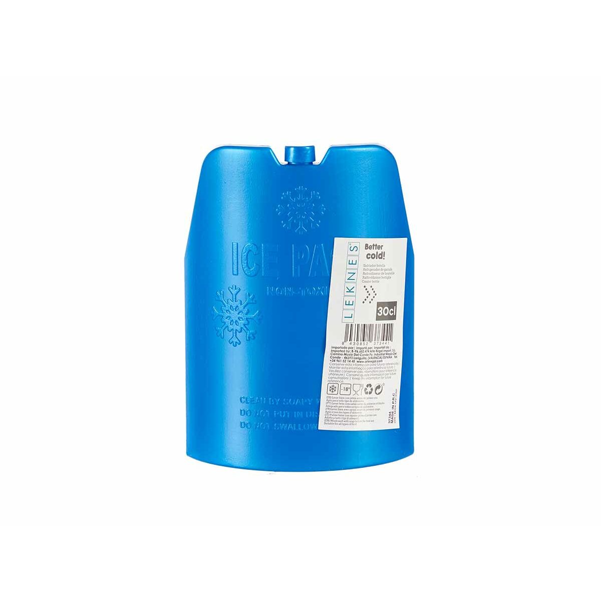 Bottle Cooler Leknes TK22300 Blue Polyethylene 300 ml 12 x 17 x 4,5 cm (12 Units)