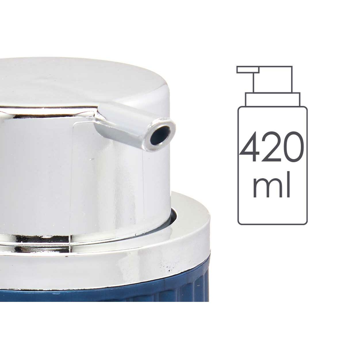 Soap Dispenser Berilo 3236-5 Blue Plastic 420 ml 7 x 14,5 x 8,5 cm (16 Units)
