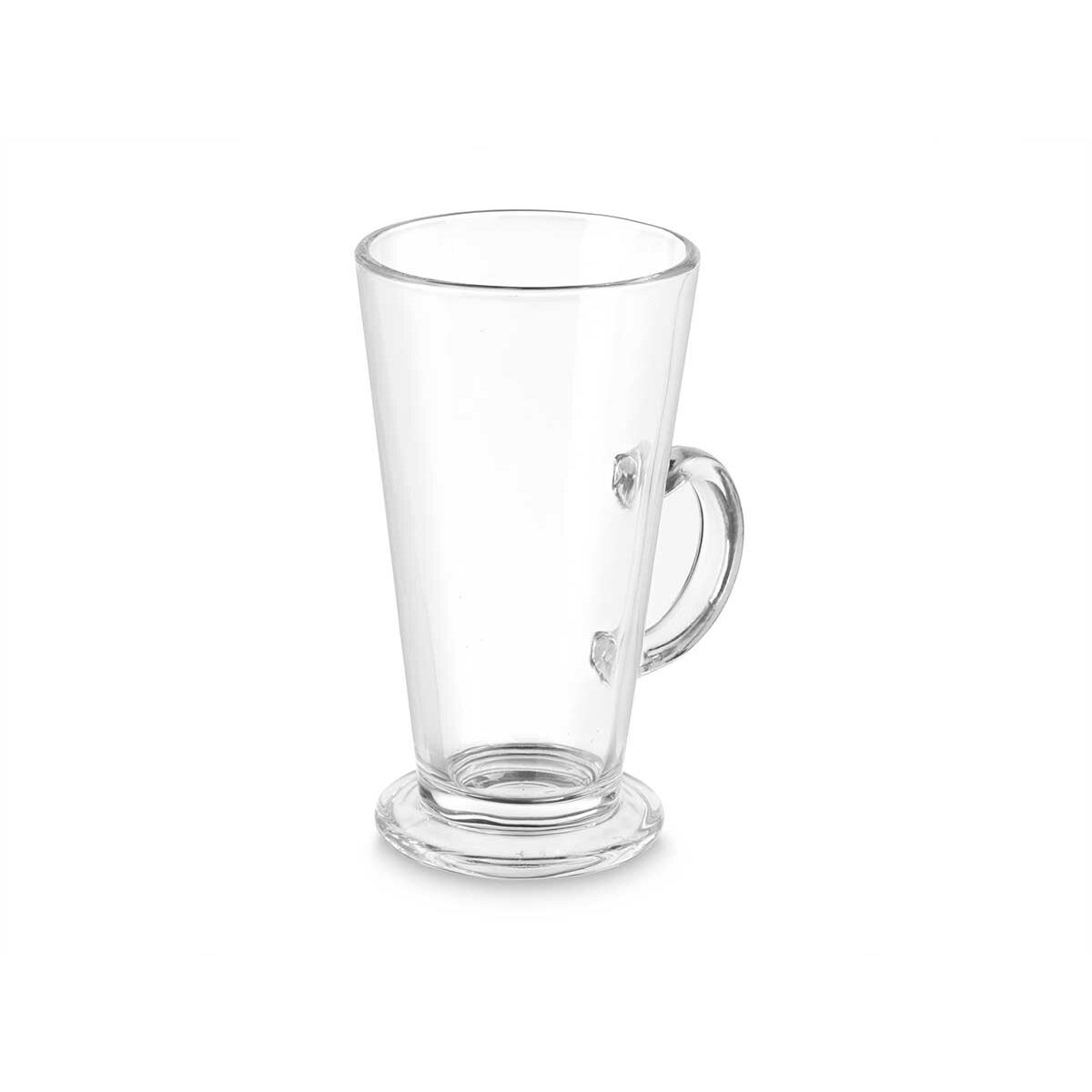 Wineglass Vivalto CAFE LATTE Transparent Glass 280 ml (6 Units)