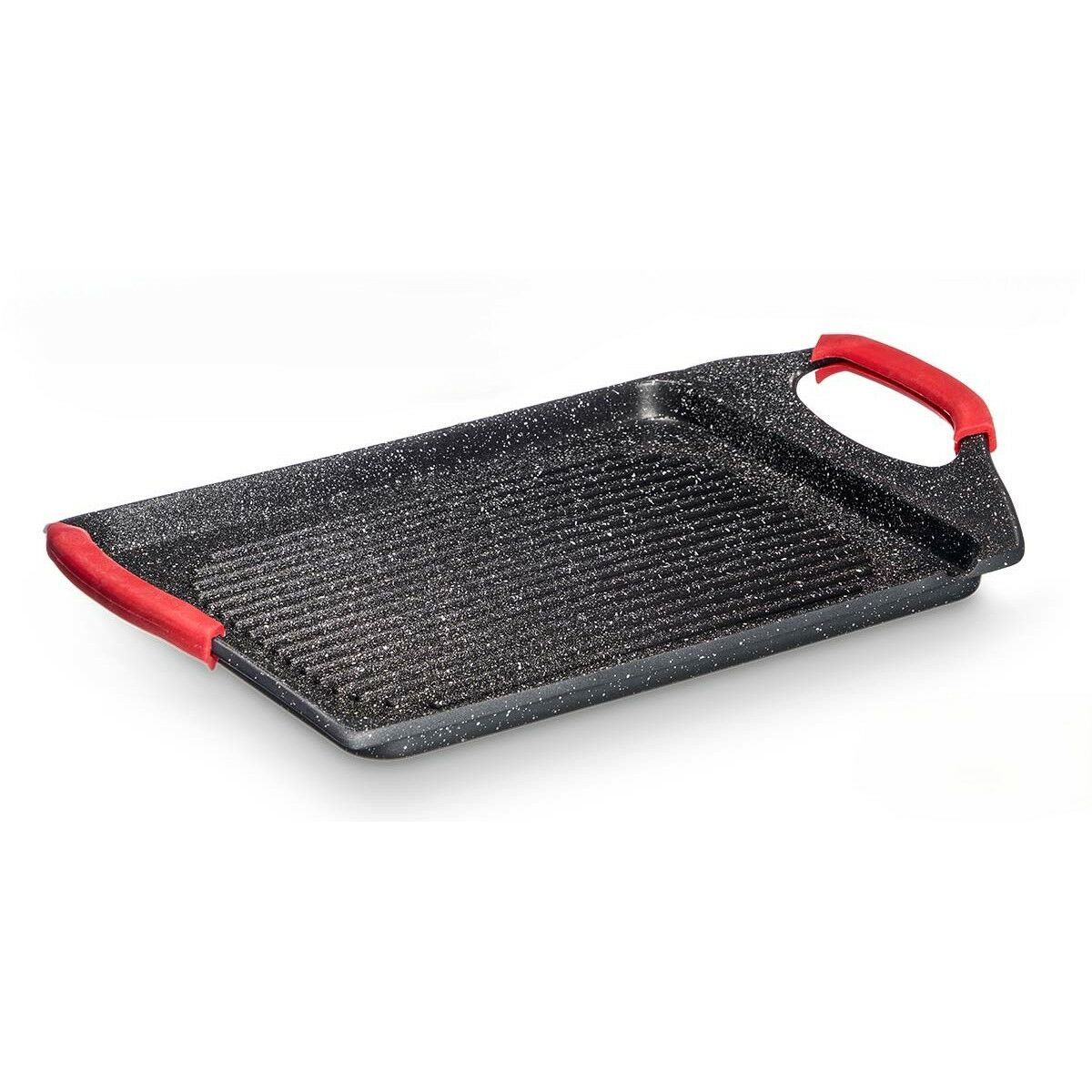 Barbecue Kinvara White Black Red Silicone Aluminium 34 x 26 cm