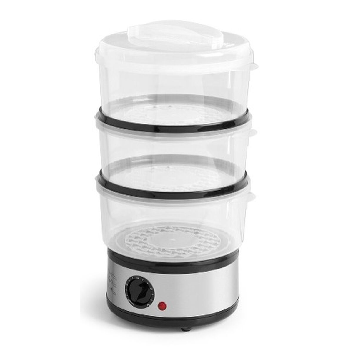 Food Steamer Argon Black Transparent Silver Stainless steel polypropylene Food Steamer Argon Black Transparent Silver Stainless steel polypropylene