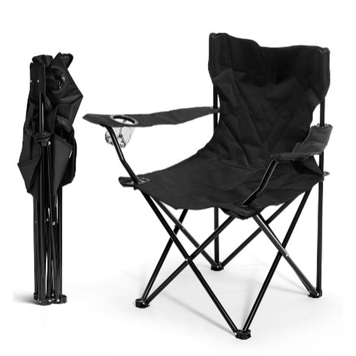 Fishing Chair Gift Decor Black 79 x 47 x 79 cm (8 Units)