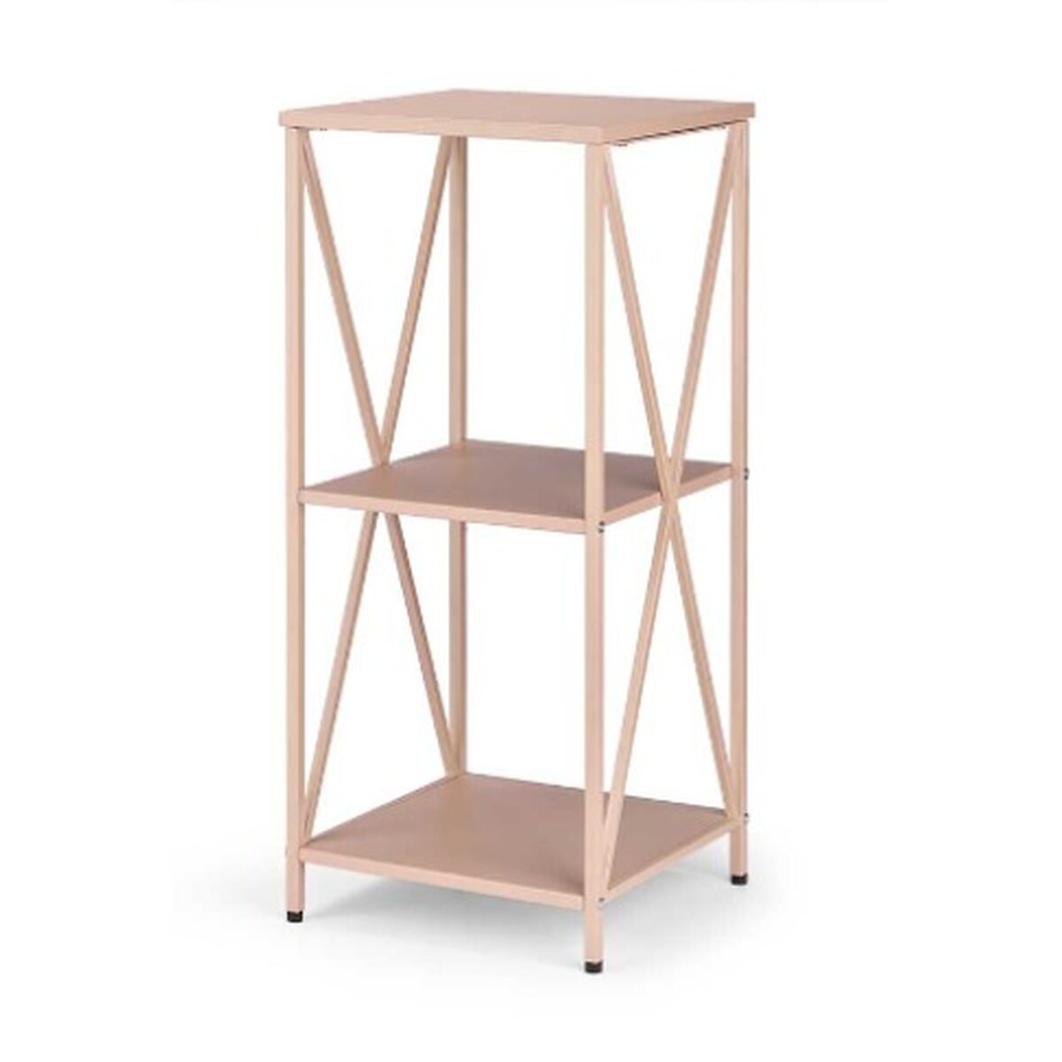 Shelves Gift Decor Brown Metal 33 x 33 x 75 cm