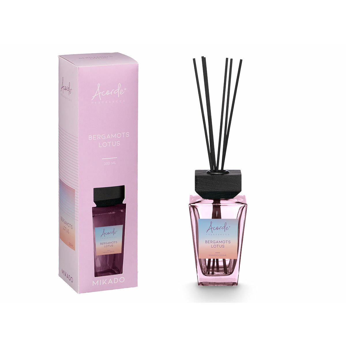 Perfume Sticks Acorde BERGAMOTS LOTUS 500 ml (6 Units)