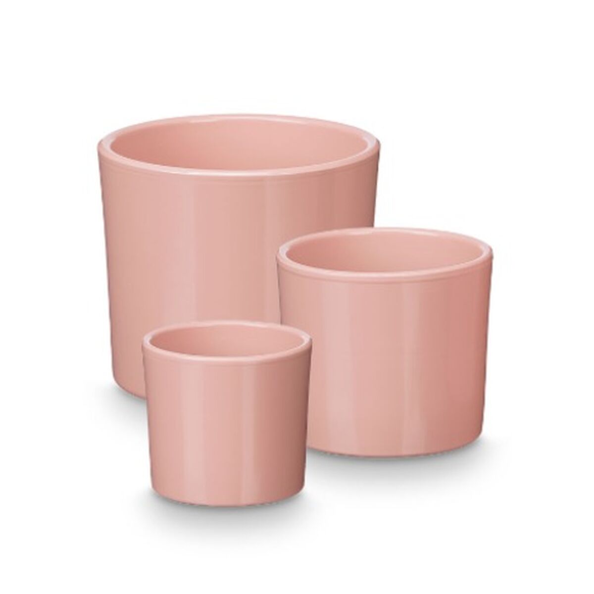 Set of pots Ibergarden Pink Clay  14 cm  22 cm  17 cm 3 Pieces Set of pots Ibergarden Pink Clay  14 cm  22 cm  17 cm 3 Pieces