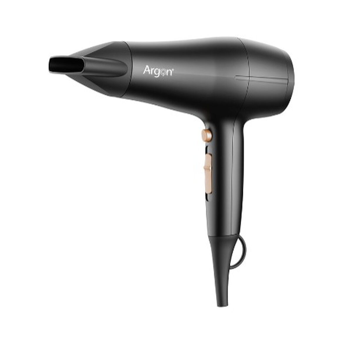 Hairdryer Argon Black Golden 2200 W Hairdryer Argon Black Golden 2200 W