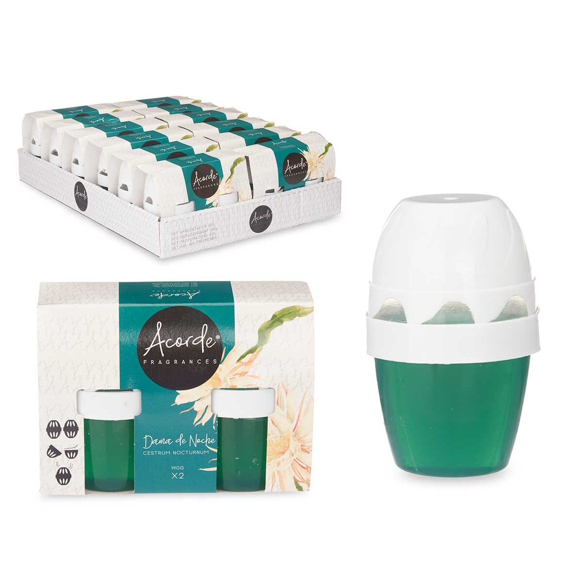 Air Freshener Set Acorde Lady of the night 2 Pieces (12 Units)