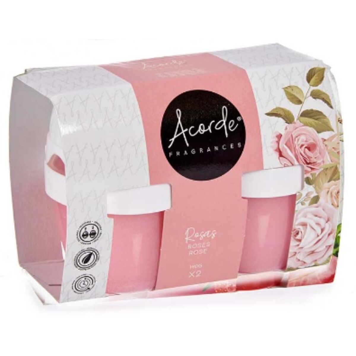 Air Freshener Set Acorde Pink 2 Pieces (12 Units)