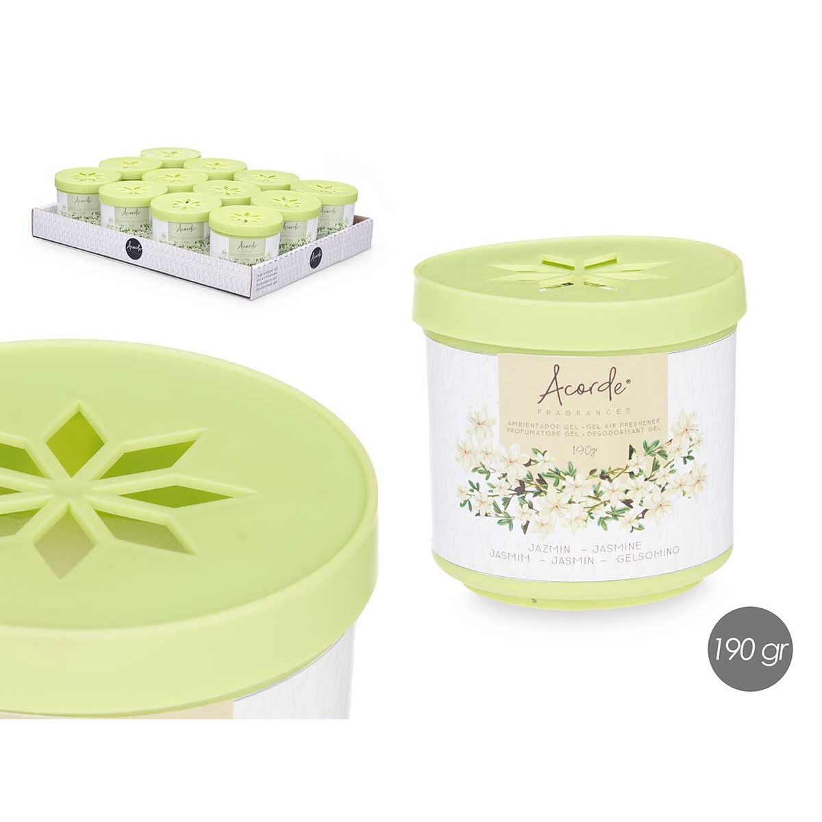 Air Freshener Acorde Jasmine 190 g (12 Units)