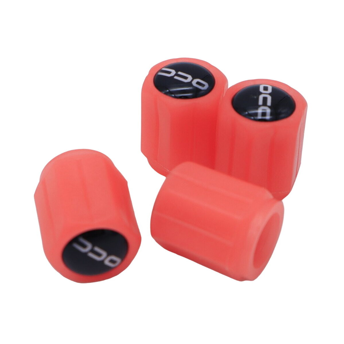 Set of Plugs and Sockets OCC Motorsport OCCLEV001 4 Units Fluorescent Red Set of Plugs and Sockets OCC Motorsport OCCLEV001 4 Units Fluorescent Red