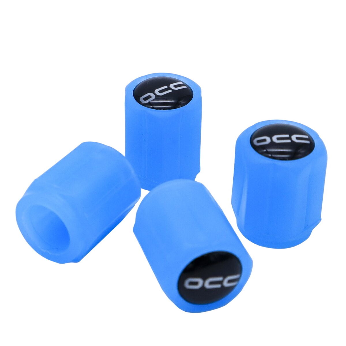 Set of Plugs and Sockets OCC Motorsport OCCLEV004 4 Units Fluorescent Blue Set of Plugs and Sockets OCC Motorsport OCCLEV004 4 Units Fluorescent Blue