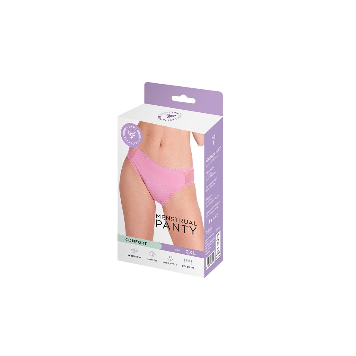 Menstrual panties Femme Republique Pink Menstrual panties Femme Republique Pink
