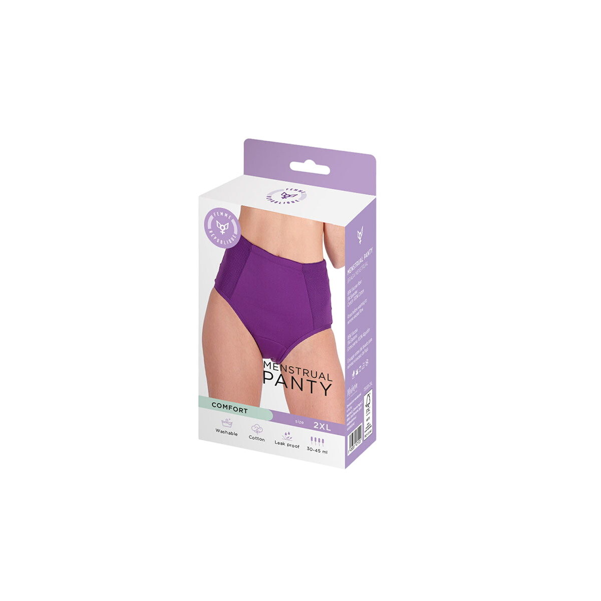Menstrual panties Femme Republique Lilac Menstrual panties Femme Republique Lilac
