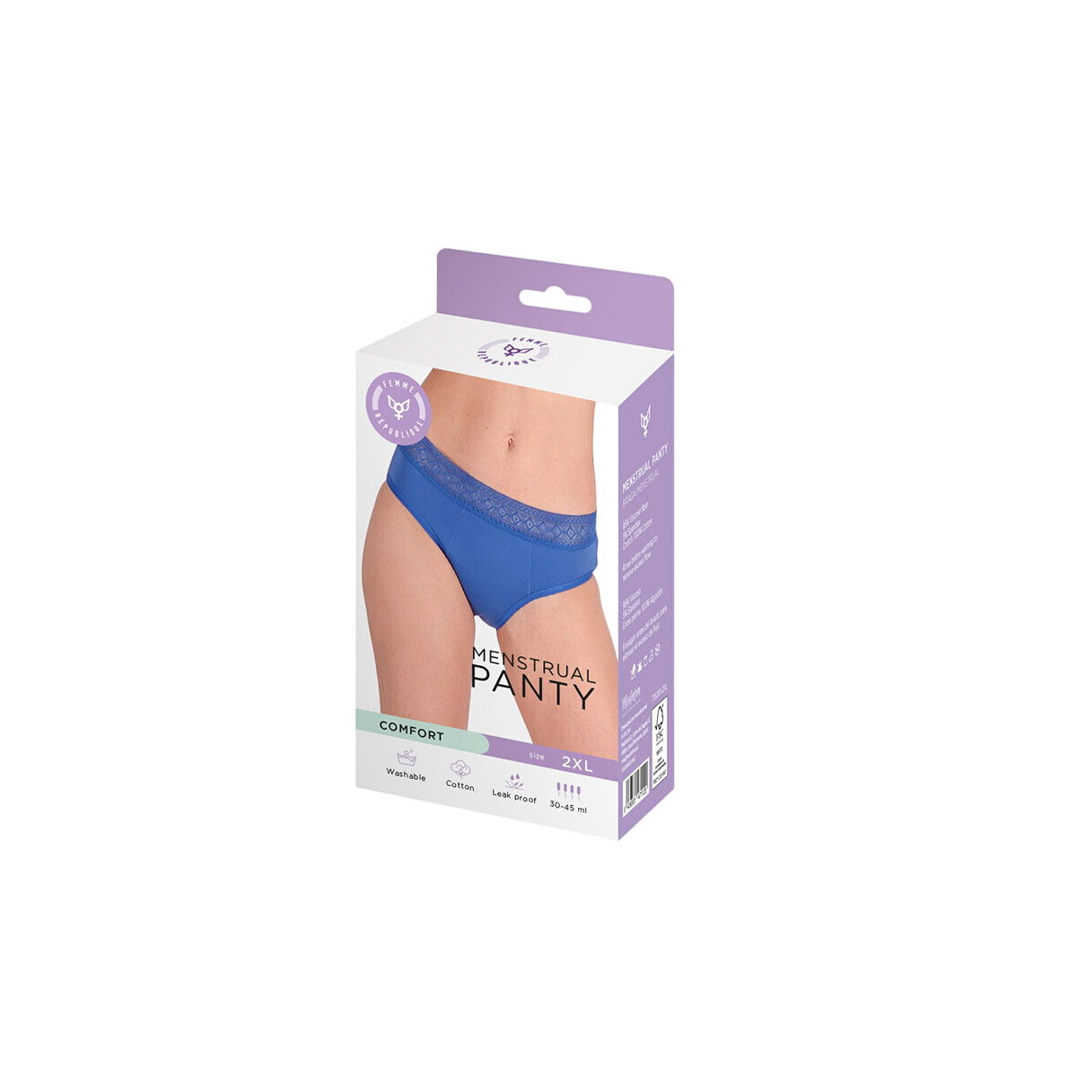Menstrual panties Femme Republique Blue Menstrual panties Femme Republique Blue