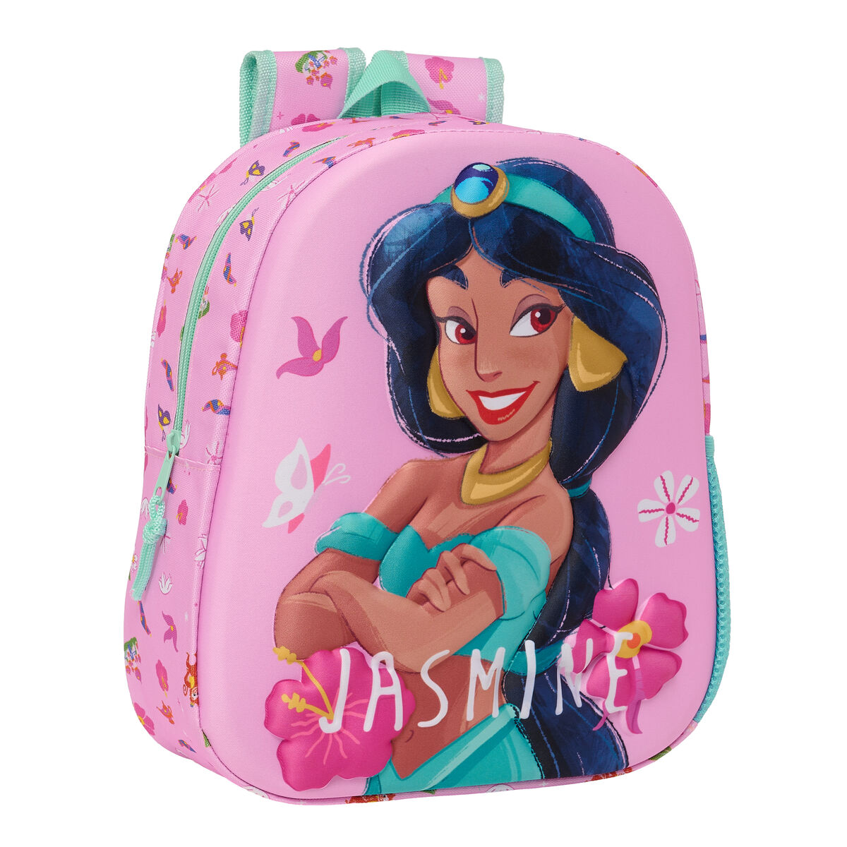 3D Child bag Disney Princess Jasmine Pink 27 x 33 x 10 cm 3D Child bag Disney Princess Jasmine Pink 27 x 33 x 10 cm