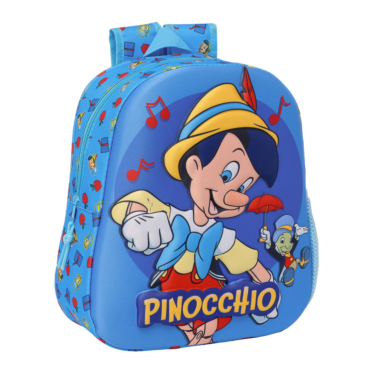 3D Child bag Clásicos Disney Pinochio Blue 27 x 33 x 10 cm 3D Child bag Clásicos Disney Pinochio Blue 27 x 33 x 10 cm