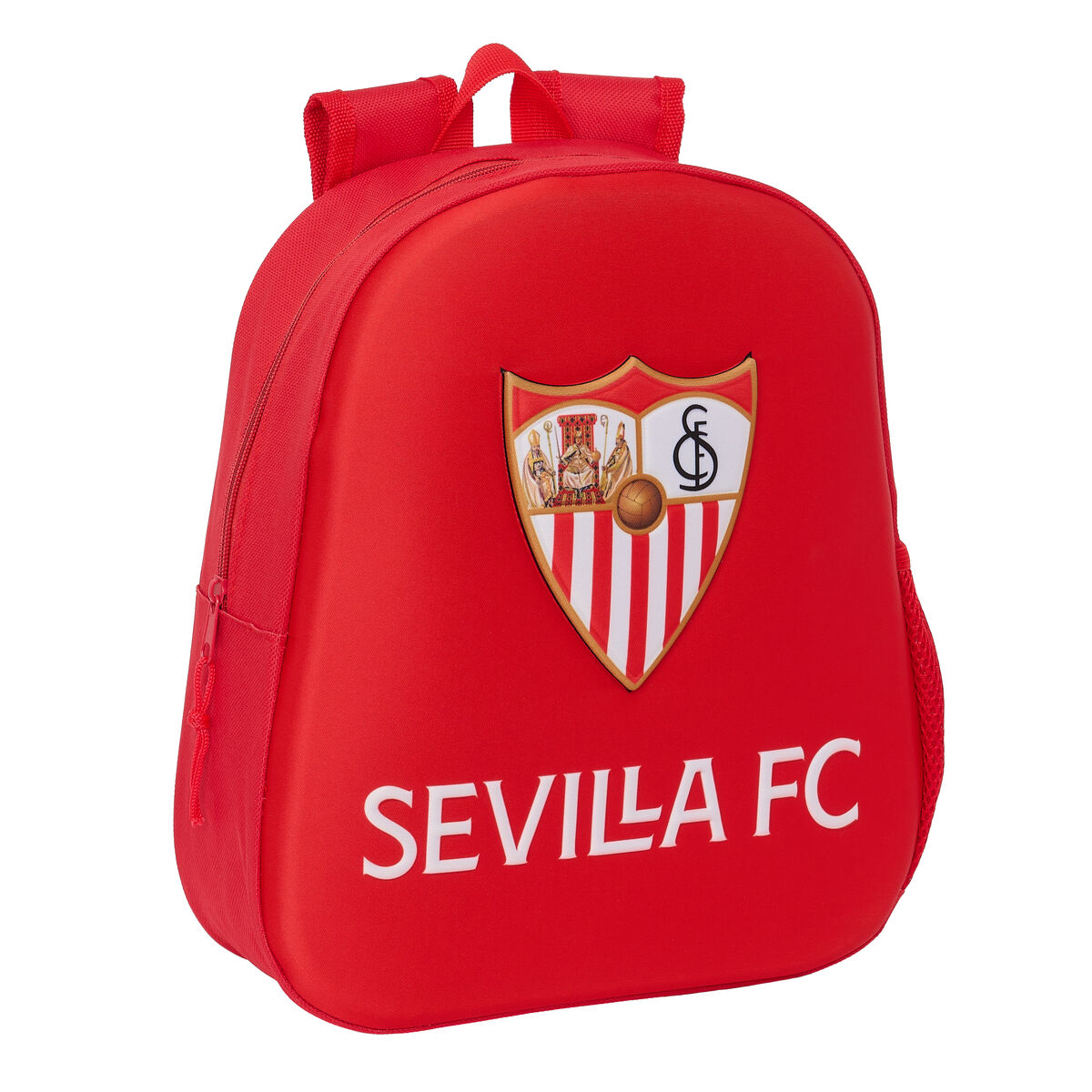 3D Child bag Sevilla FÃºtbol Club Red 27 x 33 x 10 cm