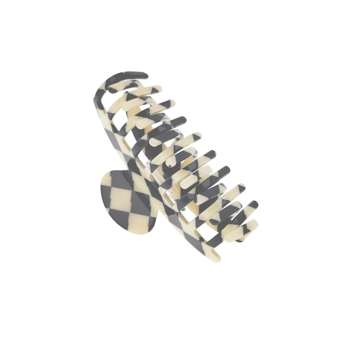 Hair Accessory Araban White Black Squared Hair Accessory Araban White Black Squared
