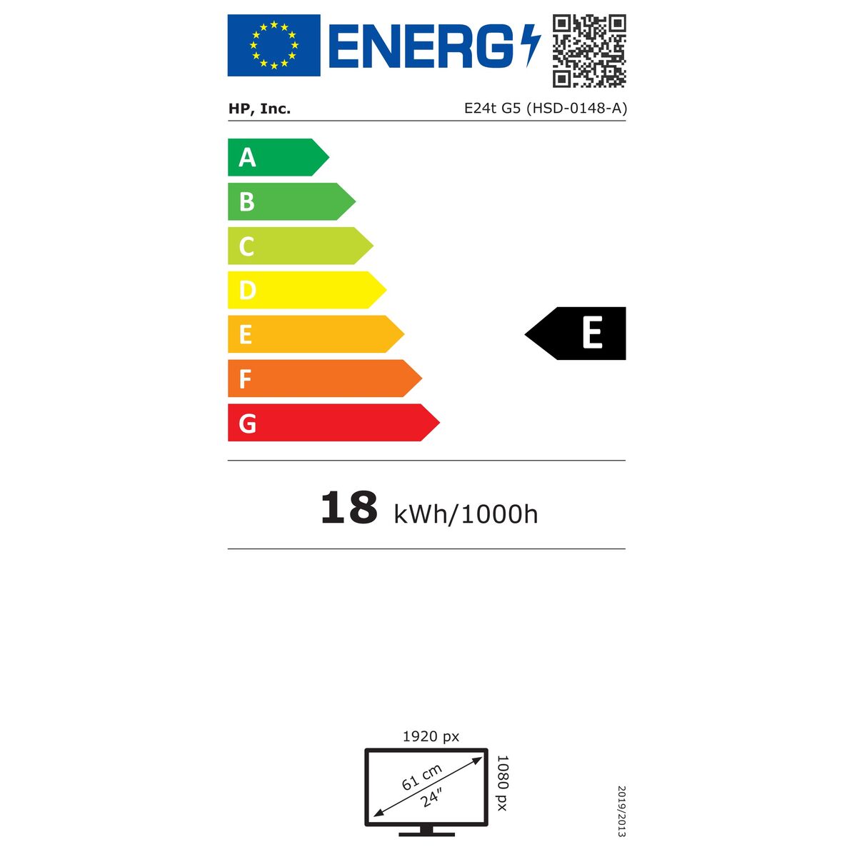Monitor HP 6N6E6AA#ABB Full HD LED 23,8″