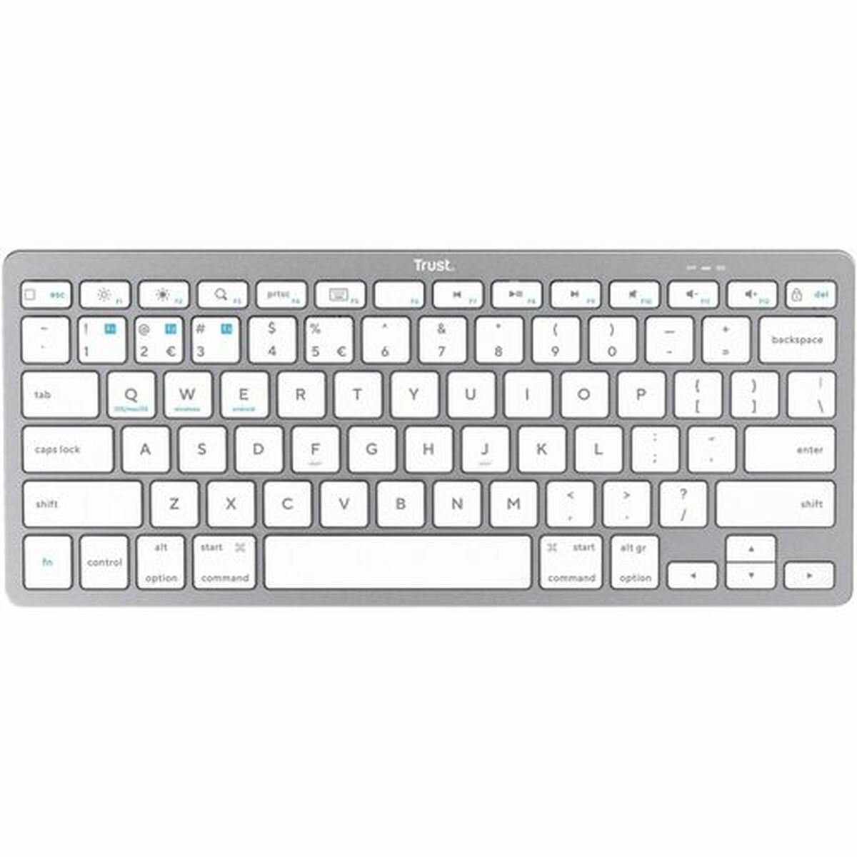 Wireless Keyboard Trust 24654 Spanish Qwerty Wireless Keyboard Trust 24654 Spanish Qwerty