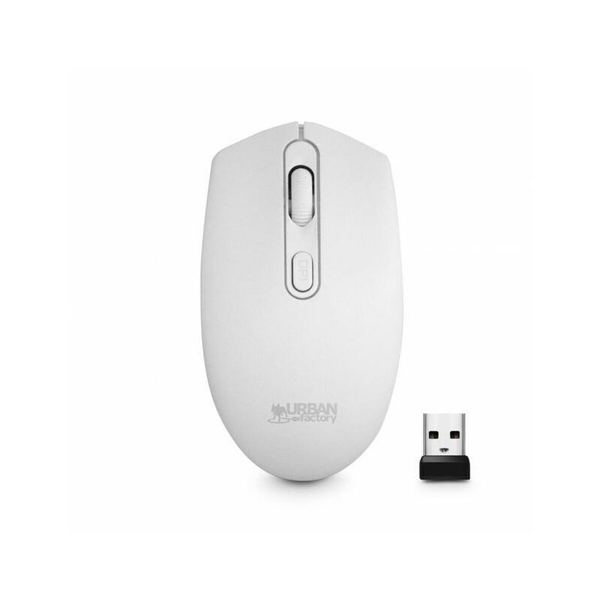Wireless Mouse Urban Factory FCM02UF White 1600 dpi Wireless Mouse Urban Factory FCM02UF White 1600 dpi