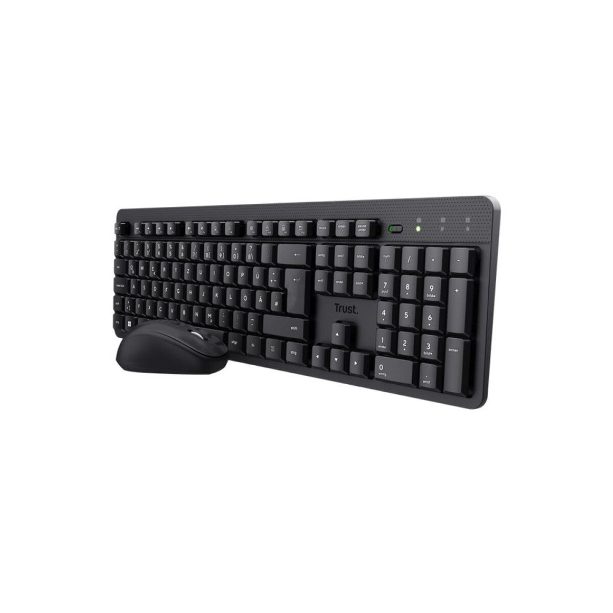 Keyboard and Mouse Trust TKM-360 Black Spanish Qwerty Keyboard and Mouse Trust TKM-360 Black Spanish Qwerty
