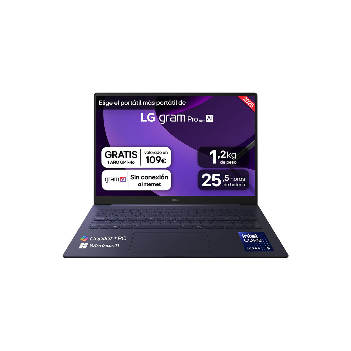 Laptop LG 16Z90TS-G.AU99B 16″ 32 GB RAM 1 TB SSD