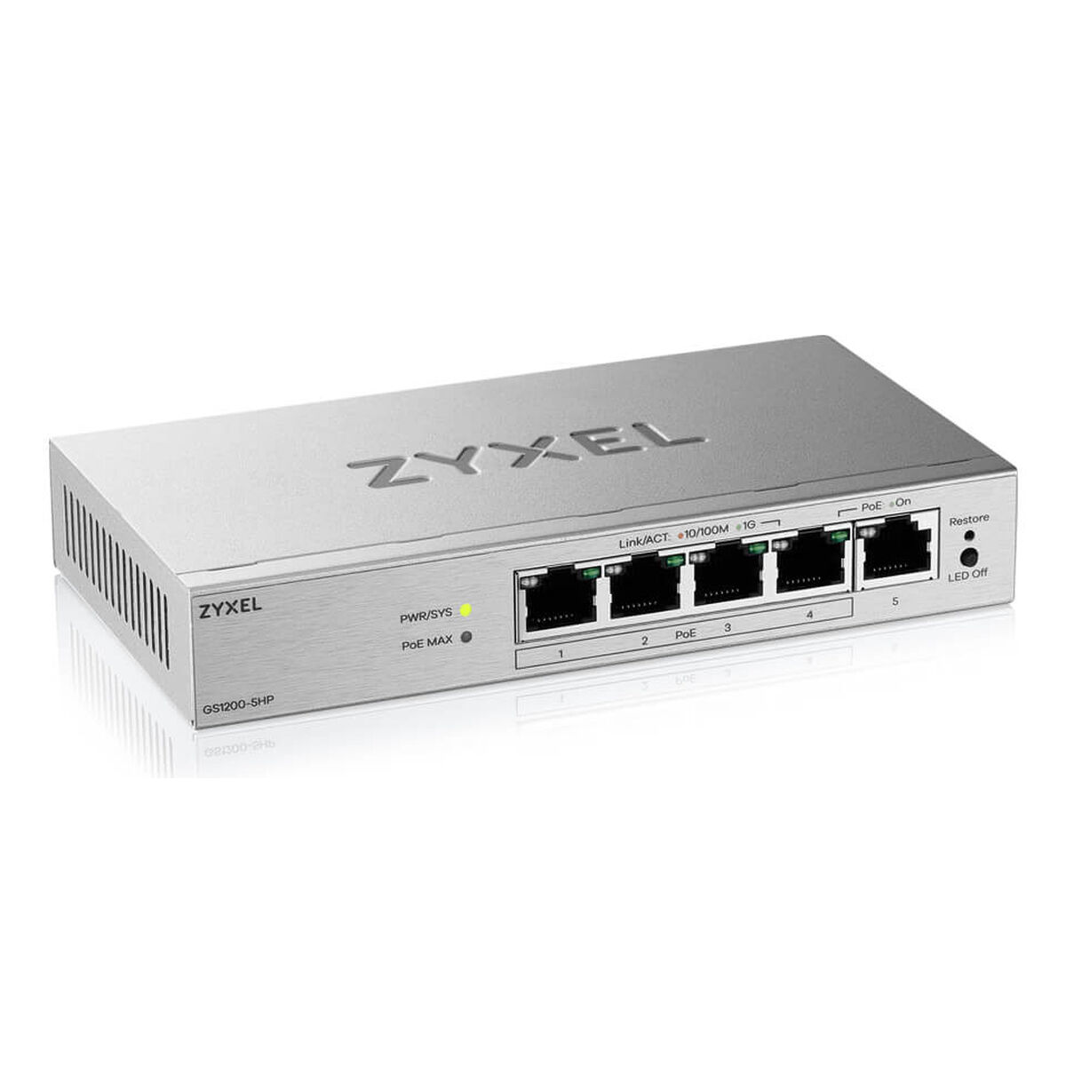 Switch ZyXEL GS1200-5HPV3-EU0101F Switch ZyXEL GS1200-5HPV3-EU0101F