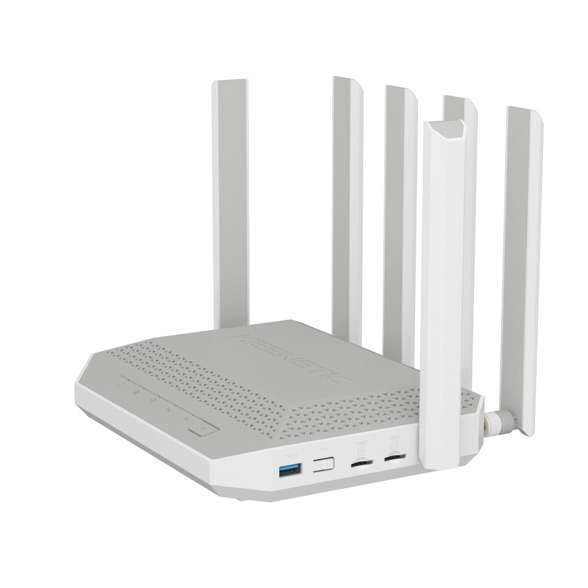 Router Keenetic KN-4110-01-EU White Grey USB 2.0 Ethernet LAN Wi-Fi 6 GHz