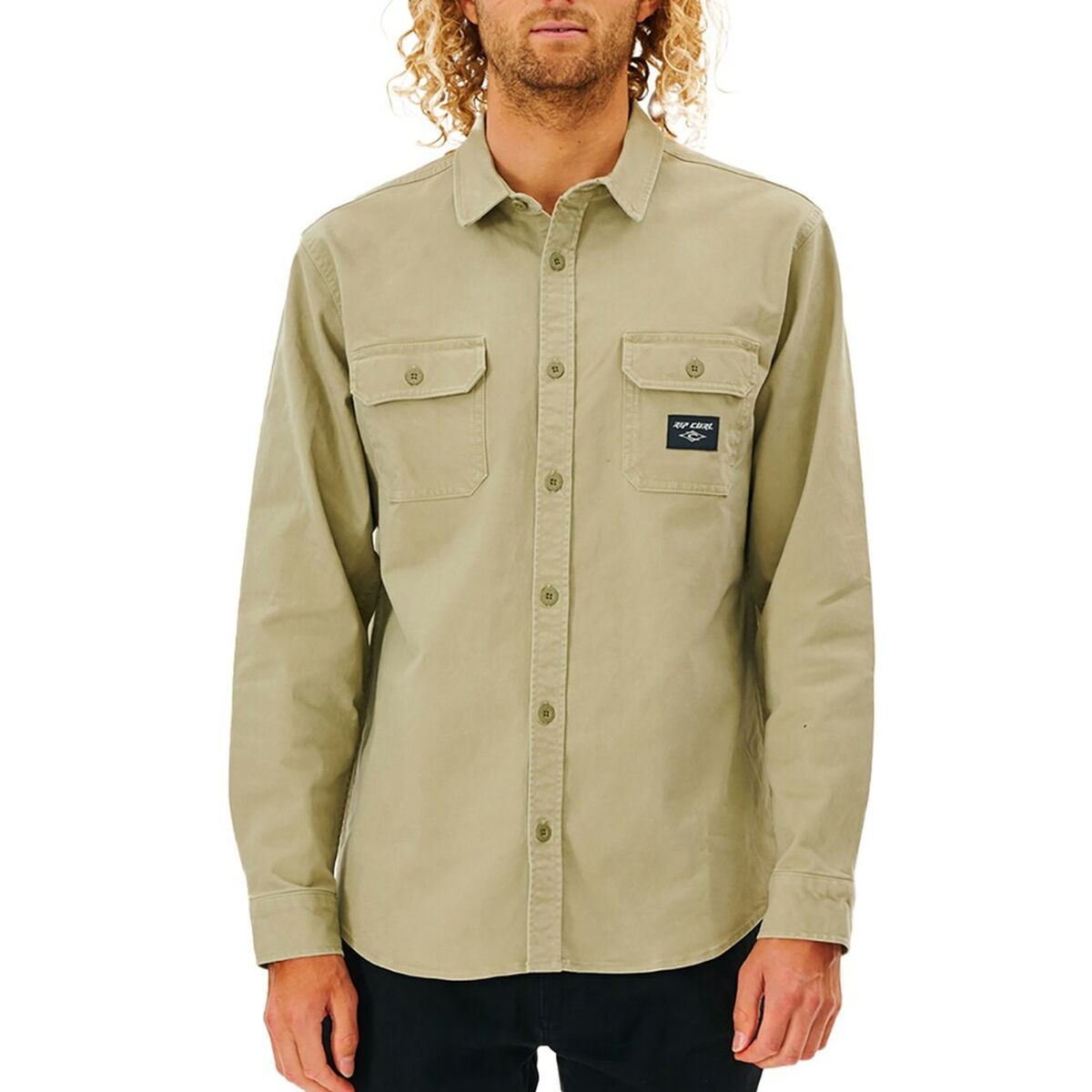 Men’s Long Sleeve Shirt Rip Curl Epic Beige Men’s Long Sleeve Shirt Rip Curl Epic Beige