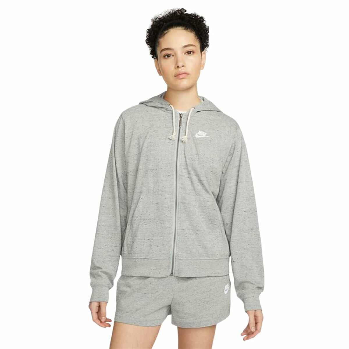Women’s Sports Jacket Nike Sportswear Gym Vintage Grey